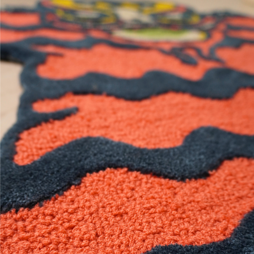 Lion Step Red Rug - Image 2